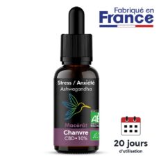 Macérât de chanvre BIO STRESS ANXIETE CBD 10%